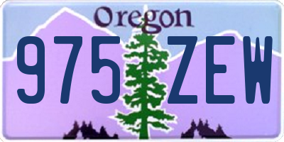 OR license plate 975ZEW