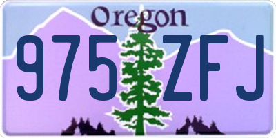 OR license plate 975ZFJ