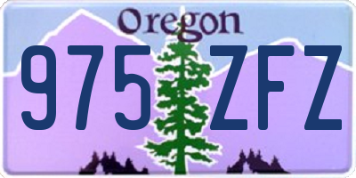 OR license plate 975ZFZ