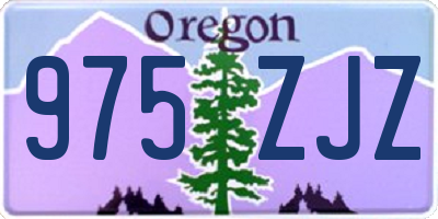 OR license plate 975ZJZ