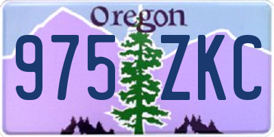 OR license plate 975ZKC