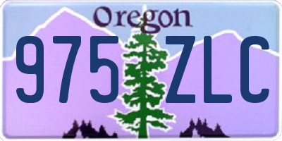OR license plate 975ZLC