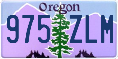 OR license plate 975ZLM