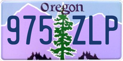 OR license plate 975ZLP