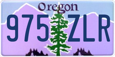 OR license plate 975ZLR