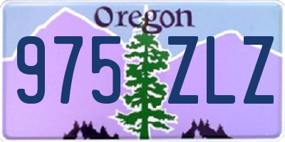 OR license plate 975ZLZ