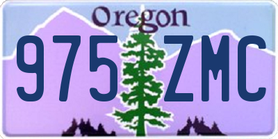 OR license plate 975ZMC