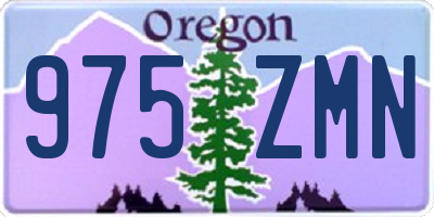 OR license plate 975ZMN
