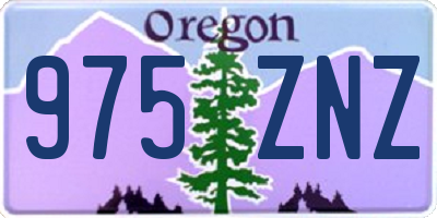 OR license plate 975ZNZ