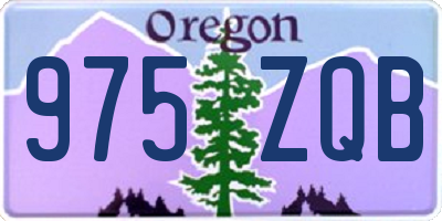 OR license plate 975ZQB