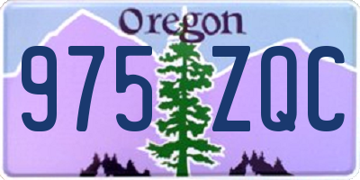 OR license plate 975ZQC