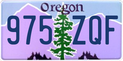 OR license plate 975ZQF