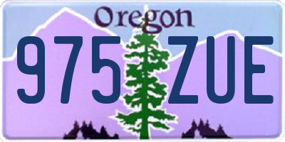OR license plate 975ZUE