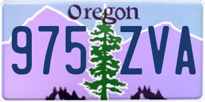 OR license plate 975ZVA
