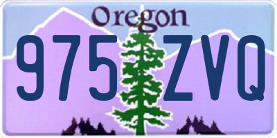 OR license plate 975ZVQ