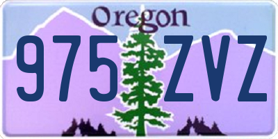 OR license plate 975ZVZ