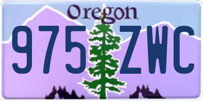 OR license plate 975ZWC