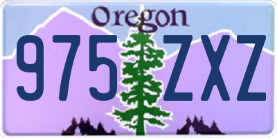 OR license plate 975ZXZ