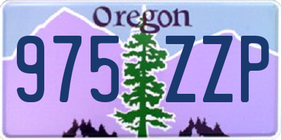 OR license plate 975ZZP
