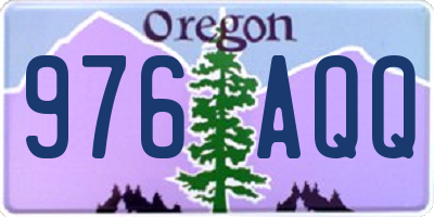 OR license plate 976AQQ
