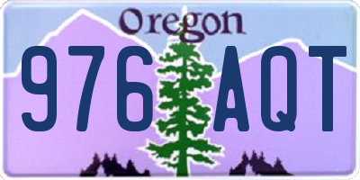 OR license plate 976AQT