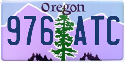OR license plate 976ATC