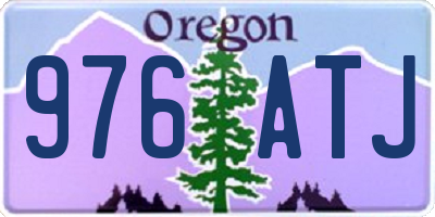 OR license plate 976ATJ