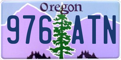 OR license plate 976ATN
