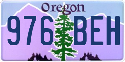 OR license plate 976BEH