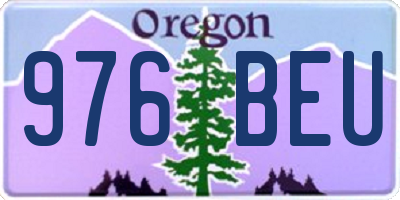 OR license plate 976BEU