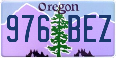 OR license plate 976BEZ