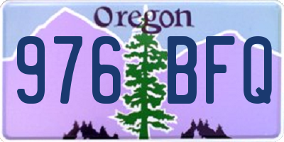 OR license plate 976BFQ