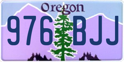 OR license plate 976BJJ