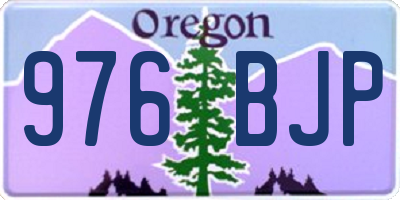 OR license plate 976BJP
