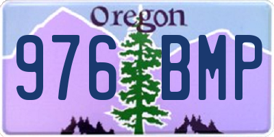 OR license plate 976BMP