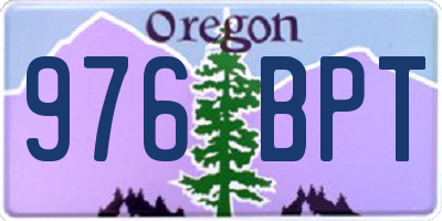 OR license plate 976BPT