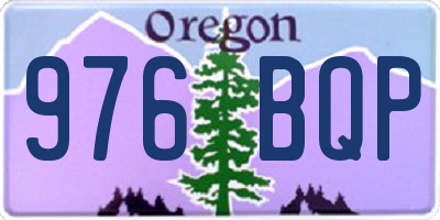 OR license plate 976BQP