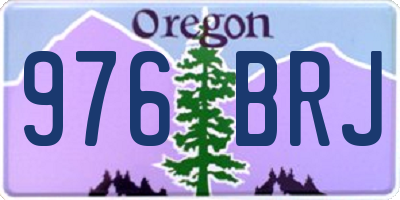 OR license plate 976BRJ