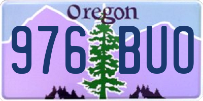 OR license plate 976BUO