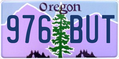 OR license plate 976BUT