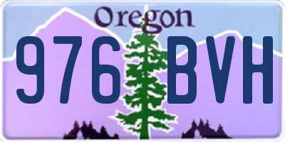OR license plate 976BVH