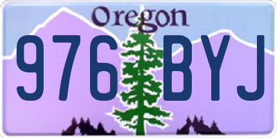 OR license plate 976BYJ