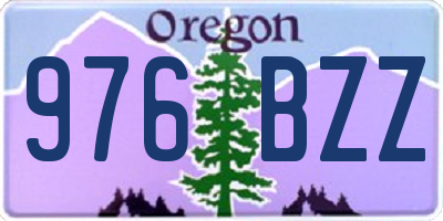 OR license plate 976BZZ
