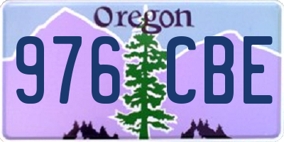 OR license plate 976CBE
