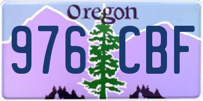 OR license plate 976CBF