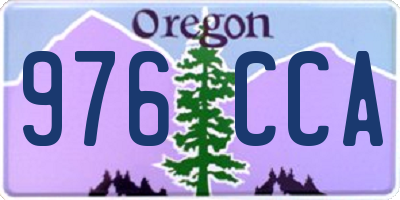OR license plate 976CCA