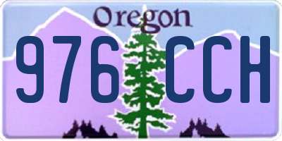 OR license plate 976CCH