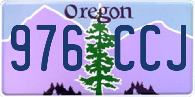OR license plate 976CCJ