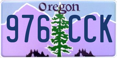 OR license plate 976CCK