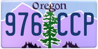 OR license plate 976CCP